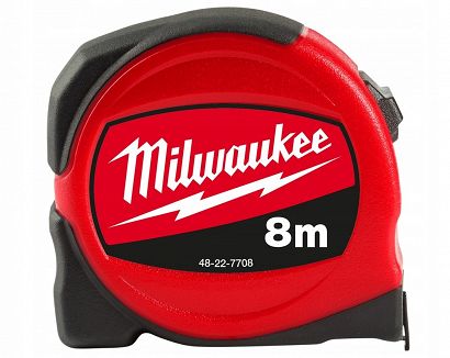 Milwaukee Miara 8m/25mm Taśma miernicza SLIM