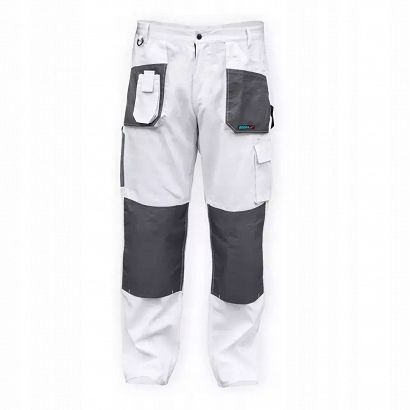 Dedra Spodnie ochronne białe M/50