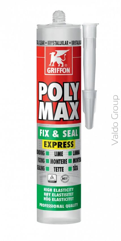 Griffon Uszczelniacz Poly Max Fix & Seal Express Bezbarwny 300g