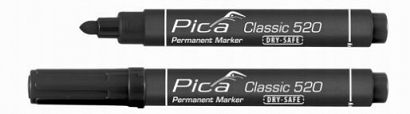 Pica Marker permanentny czarny okrągły(1-4 mm)
