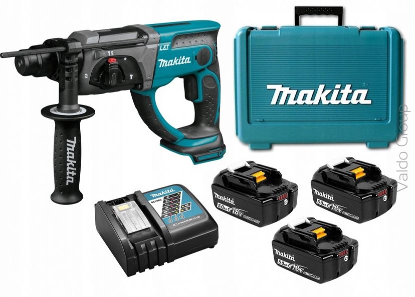 Makita DHR202RTE3 młotowiertarka 1,8J zestaw