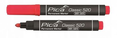 PICA Marker permanentny CZERWONY(1-4 mm)