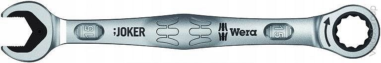 Wera JOKER klucz płasko oczkowy z grzechotką 15 mm